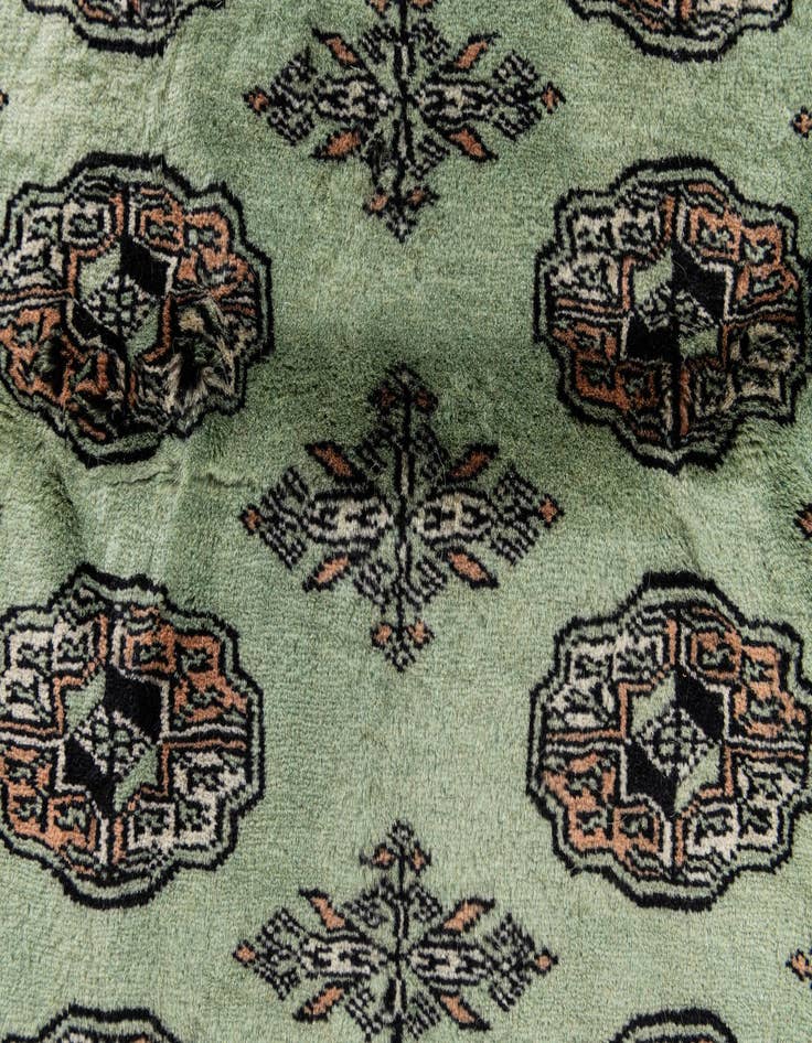 Detail image of 3' 1 x 4' 10  Hand Knotted Bokhara Oriental Wool Rug