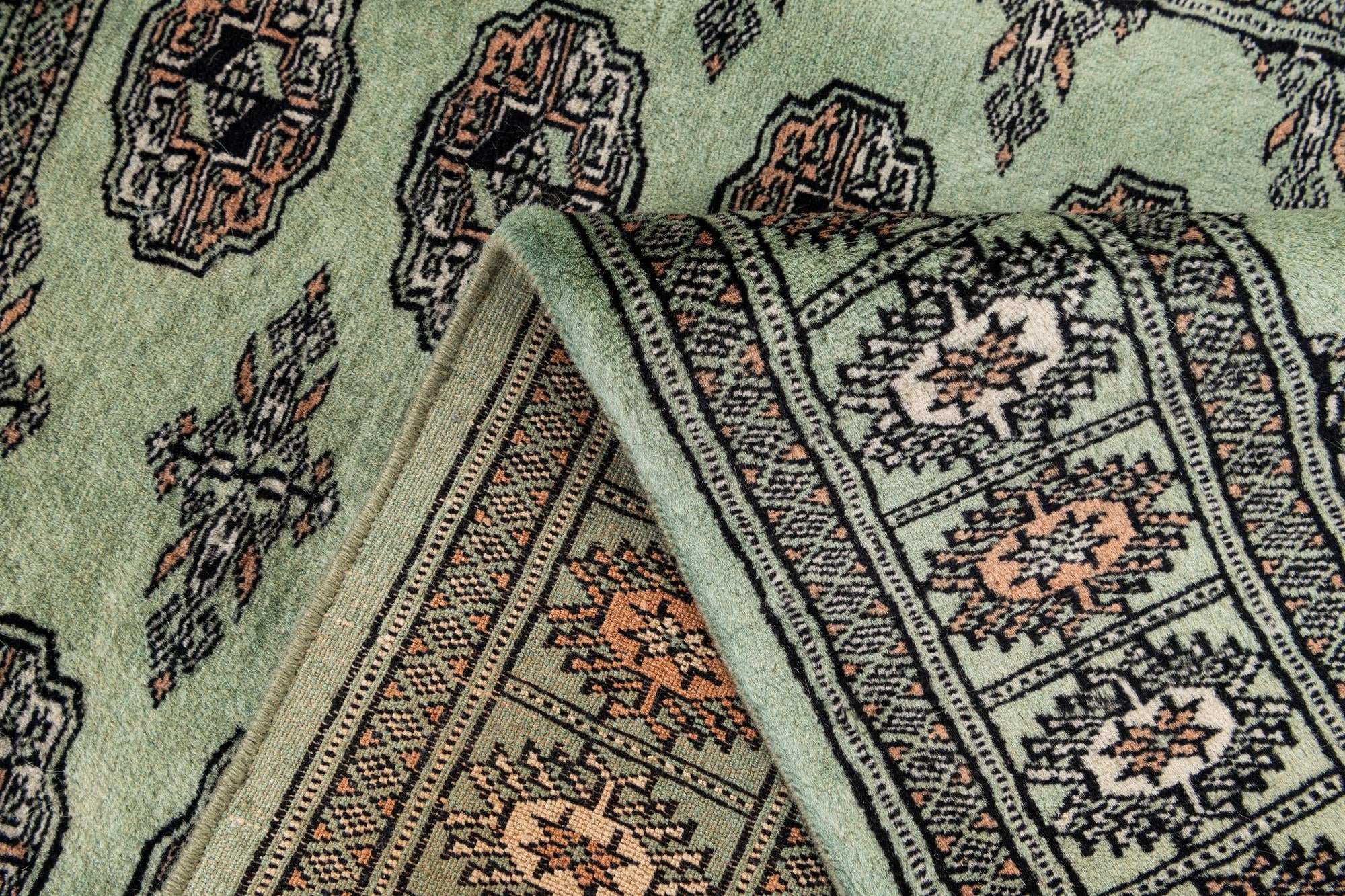 3' 1 x 4' 10 Hand Knotted Bokhara Oriental Wool Rug