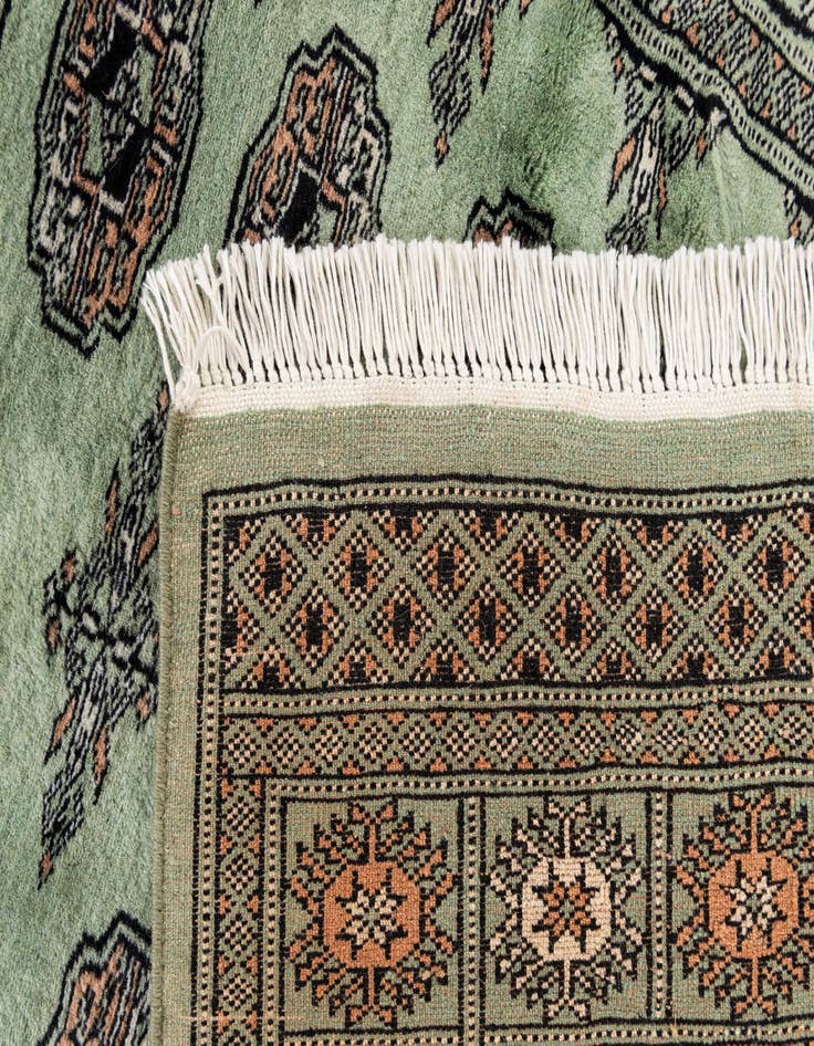 Detail image of 3' 1 x 4' 10  Hand Knotted Bokhara Oriental Wool Rug