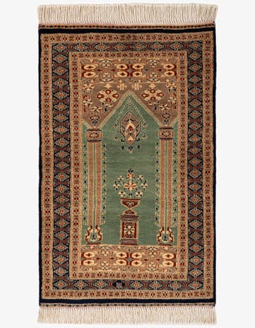 2' 9 x 4' 4 Hand Knotted Bokhara Oriental Wool Rug