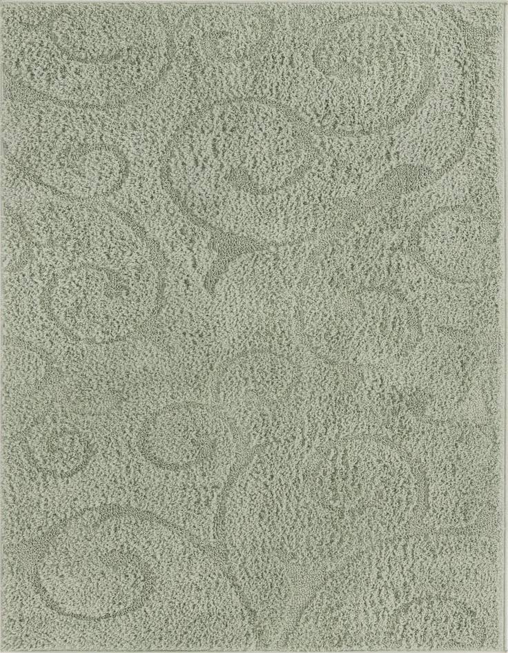 Detail image of 4' x 6' Botanical Shag Rug