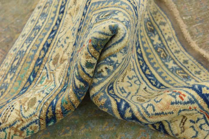 7' x 10' Hand Knotted Botemir Persian Wool Rug
