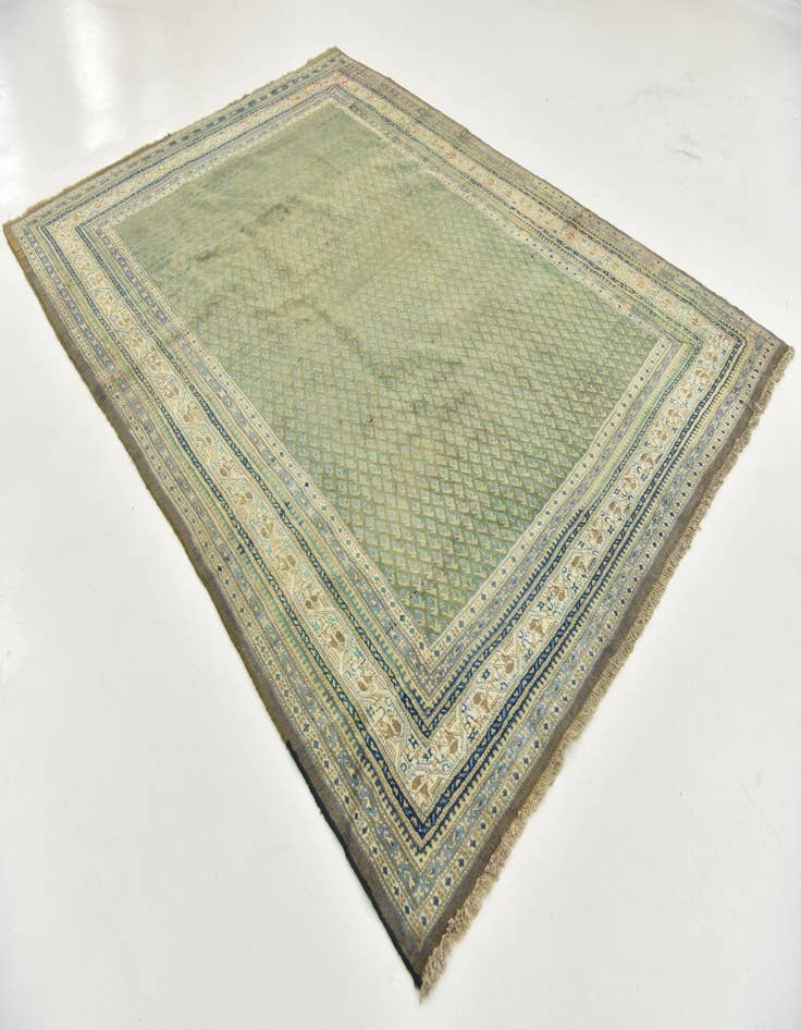 Detail image of 7' x 10'  Hand Knotted Botemir Persian Wool Rug