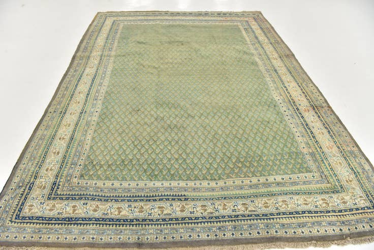 Detail image of 7' x 10' Hand Knotted Botemir Persian Wool Rug