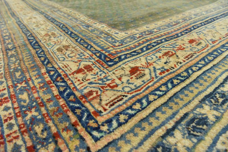 Detail image of 7' x 10' Hand Knotted Botemir Persian Wool Rug