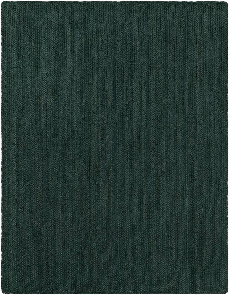 Detail image of 4' 1 x 6' 1  Hand Braided Jute Rug