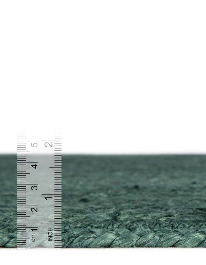 4' 1 x 6' 1 Handmade Braided Jute Rug