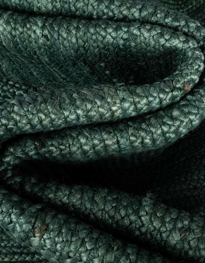 4' 1 x 6' 1 Handmade Braided Jute Rug