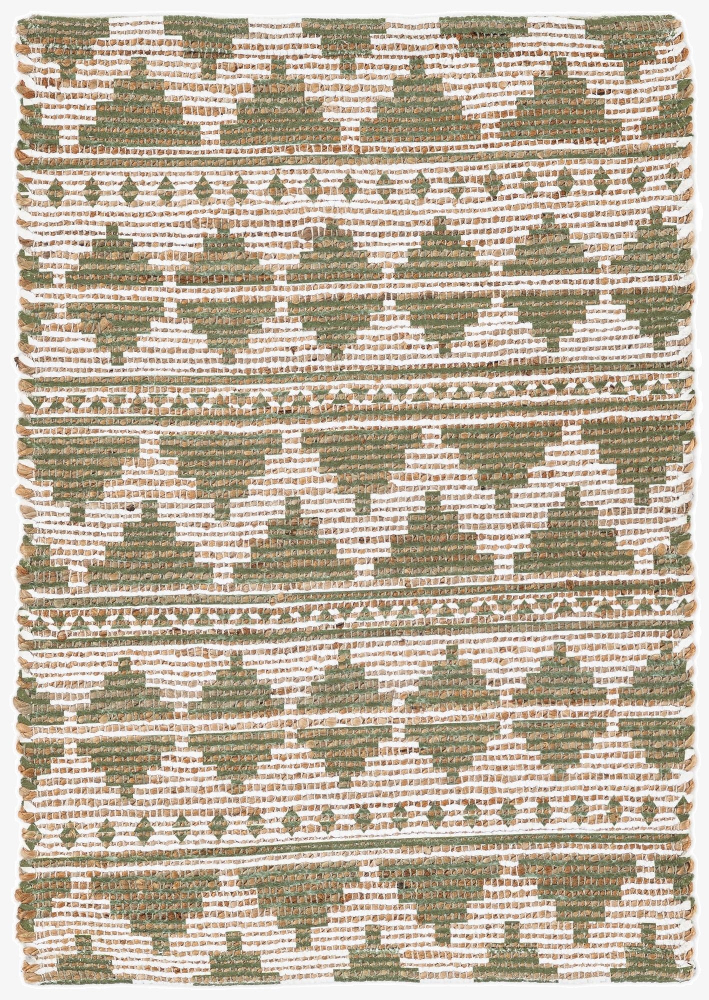 2' 1 x 3' Hand Woven Chenille Jute Rug