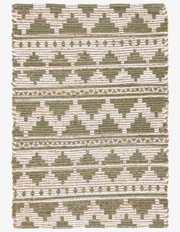 2' 1 x 3' Hand Woven Chenille Jute Rug
