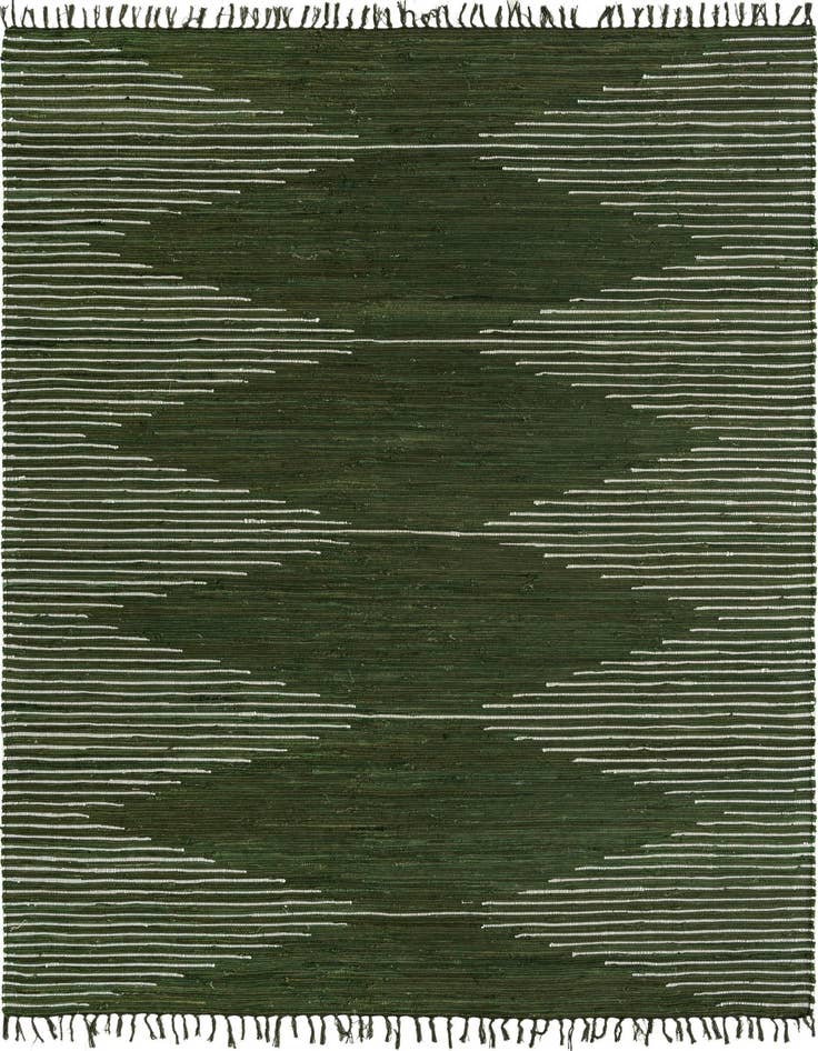 Detail image of 9' x 12' Hand Woven Chindi Cotton Rug