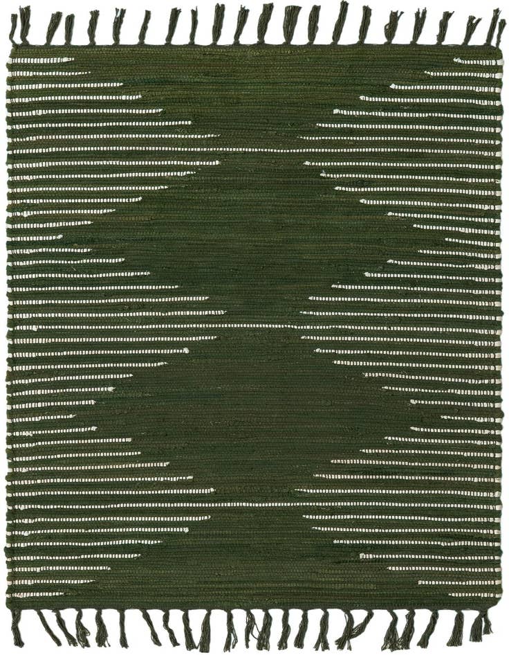 Detail image of 3' 3 x 5' 1 Hand Woven Chindi Cotton Rug