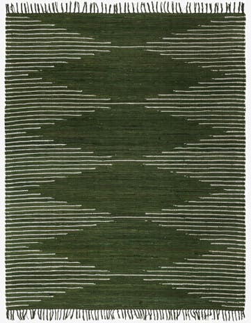 7' 10 x 10' Hand Woven Chindi Cotton Rug