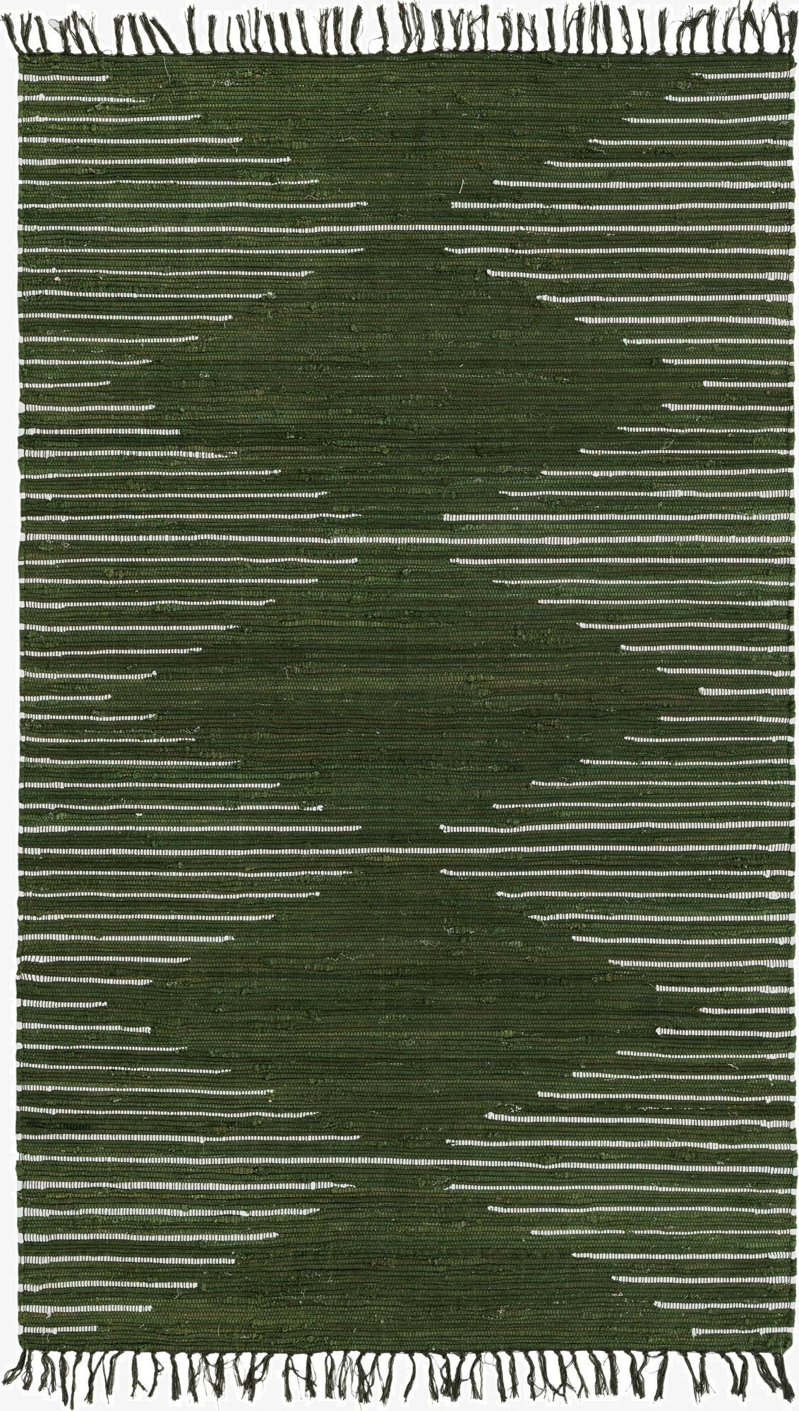Primary image 5' 1 x 8'  Hand Woven Chindi Cotton Rug