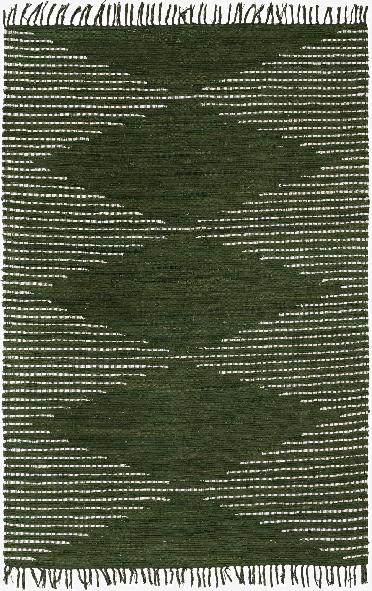 Primary image 6' 1 x 9'  Hand Woven Chindi Cotton Rug