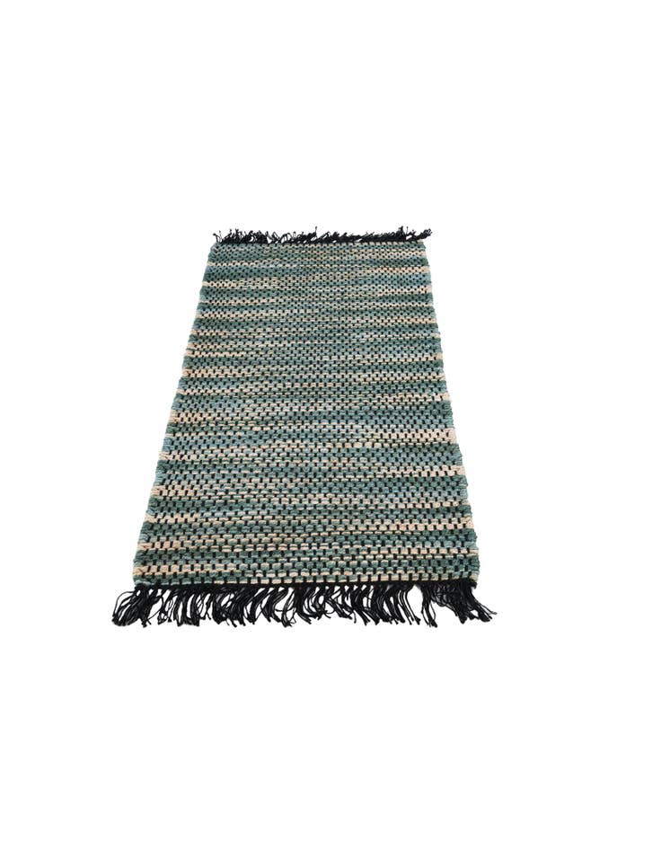 Detail image of 2' 3 x 4' Hand Woven Chunky Jute Rug
