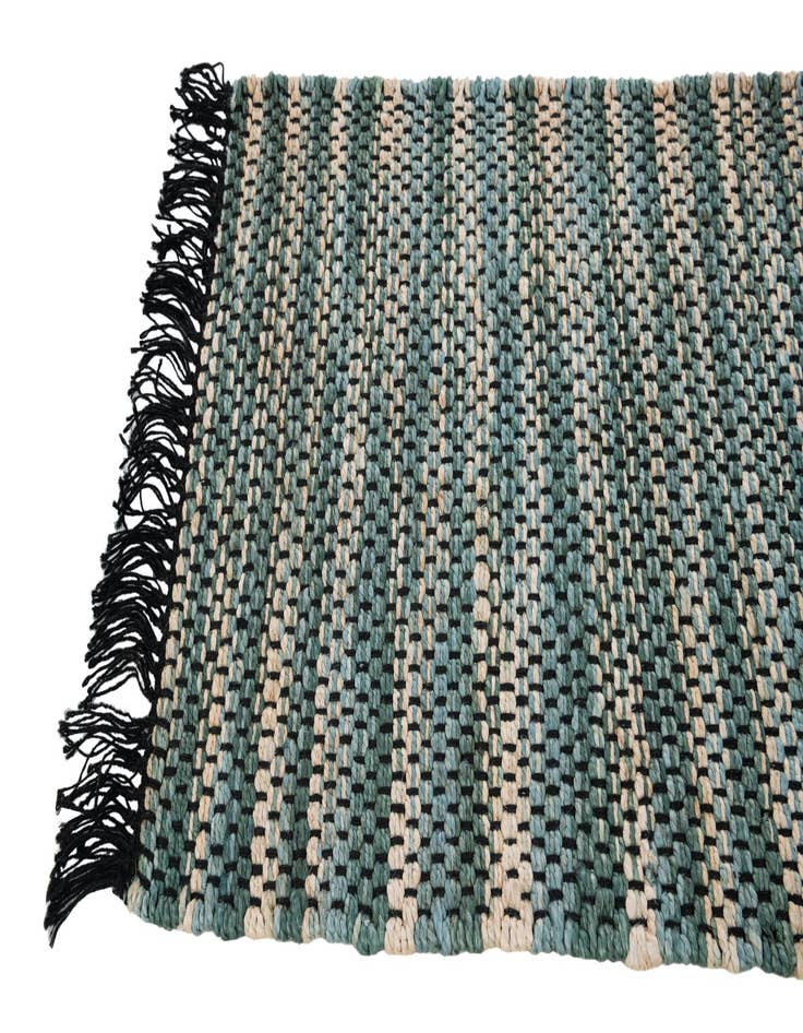 Detail image of 2' 3 x 4' Hand Woven Chunky Jute Rug