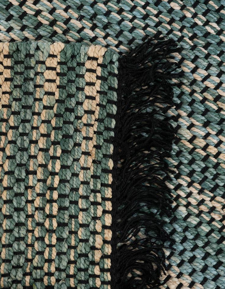 Detail image of 2' 3 x 4' Hand Woven Chunky Jute Rug