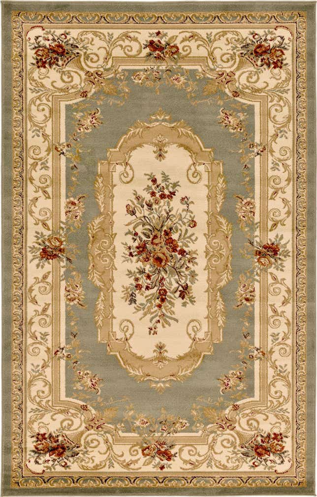 5' 3 x 8' Classic Aubusson Rug