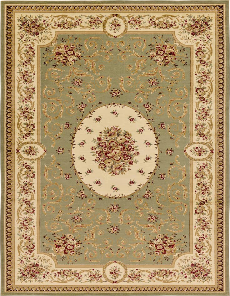Detail image of 10' 6 x 16' 5 Classic Aubusson Rug