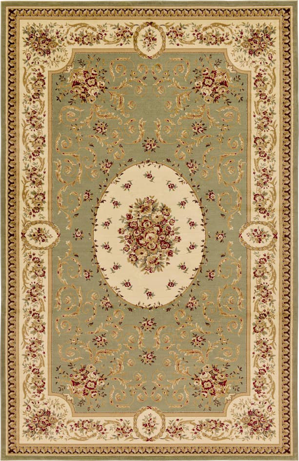 Detail image of 10' 6 x 16' 5 Classic Aubusson Rug
