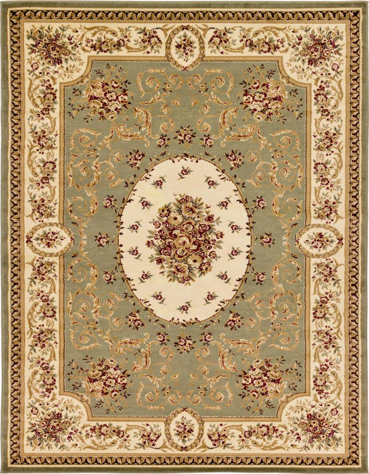 Detail image of 7' x 10' Classic Aubusson Rug