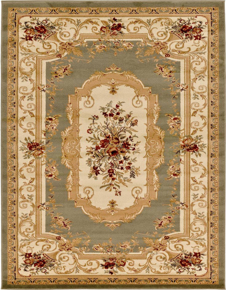 Detail image of 6' x 9' Classic Aubusson Rug