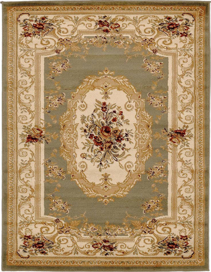 Detail image of 4' x 6' Classic Aubusson Rug