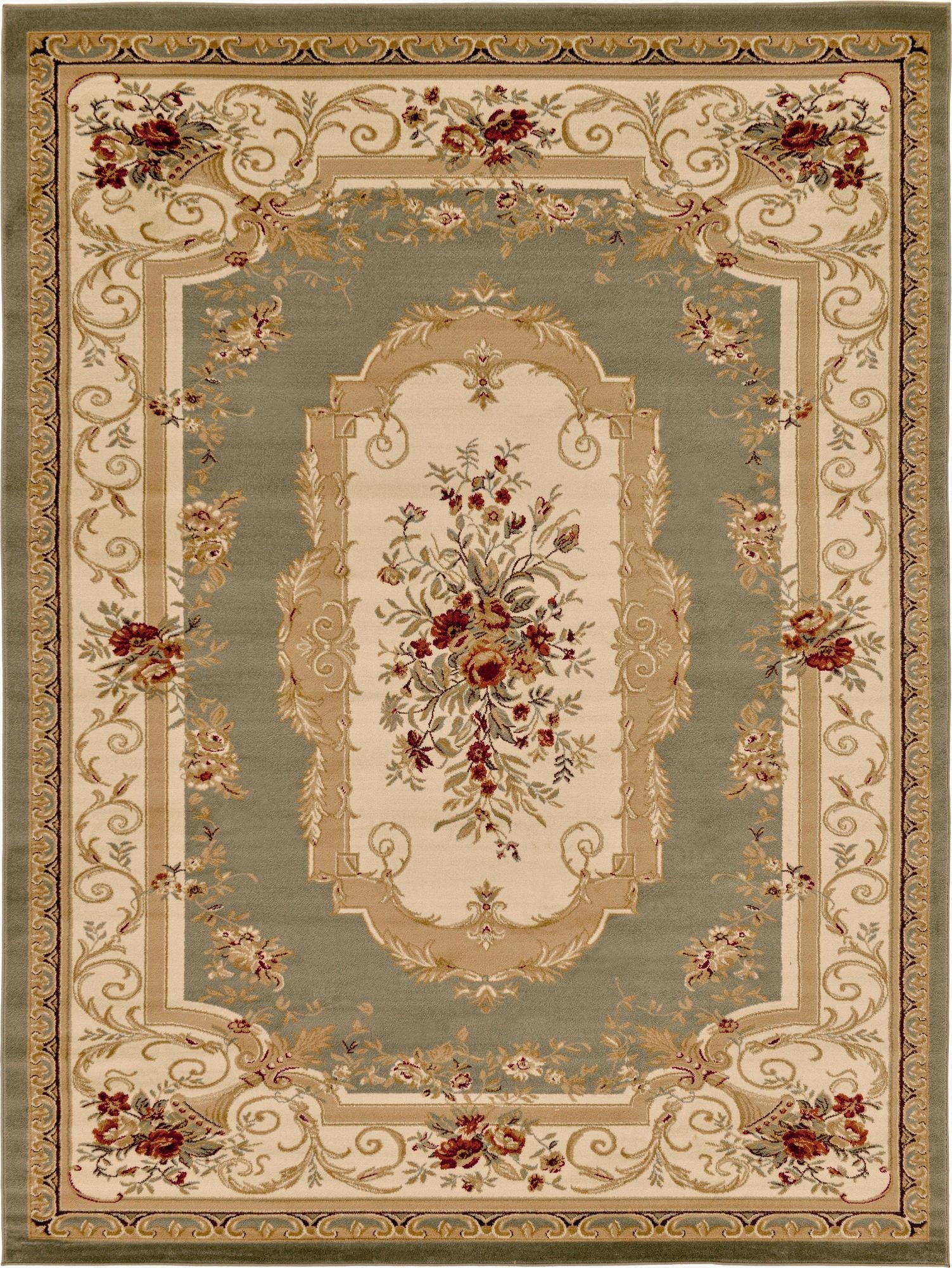 9' x 12' Classic Aubusson Rug
