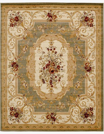 7' 10 x 10' Classic Aubusson Rug
