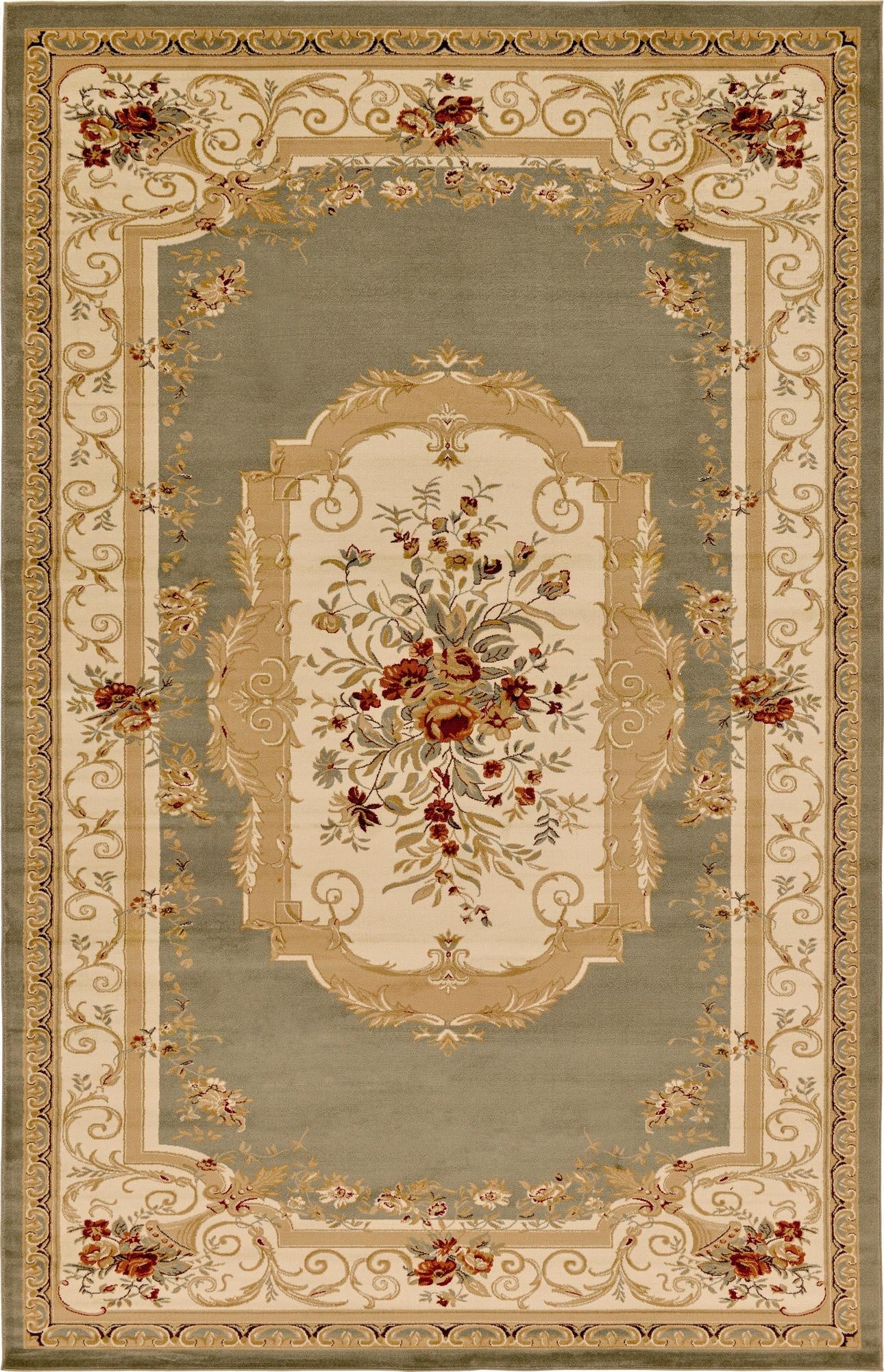 Primary image 10' 6 x 16' 5 Classic Aubusson Rug