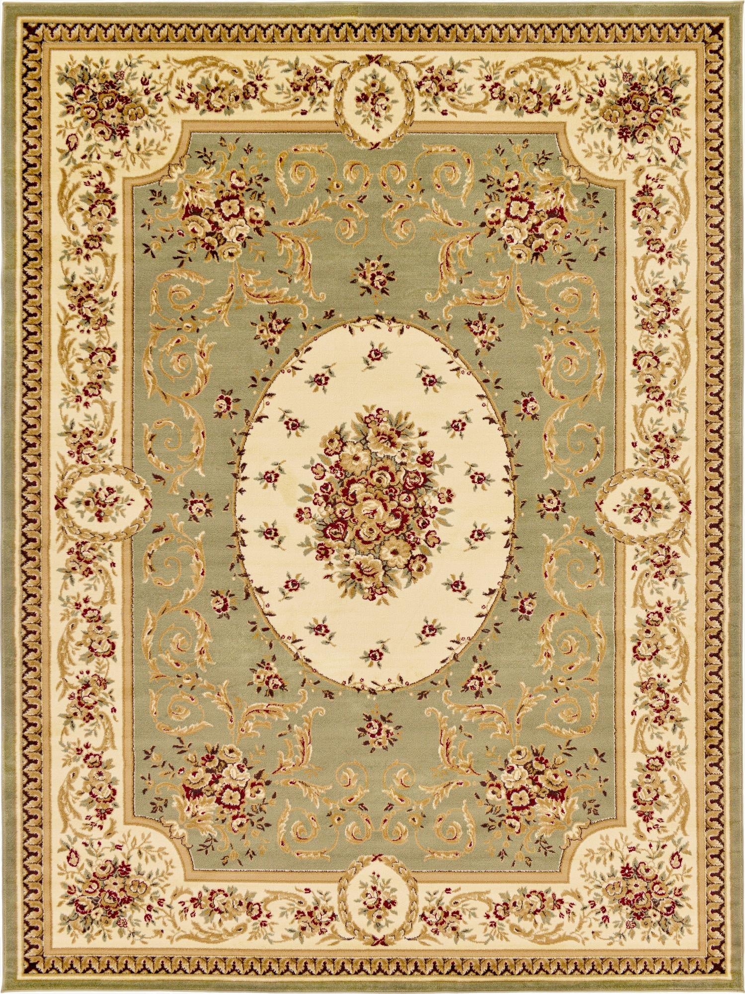 9' x 12' Classic Aubusson Rug