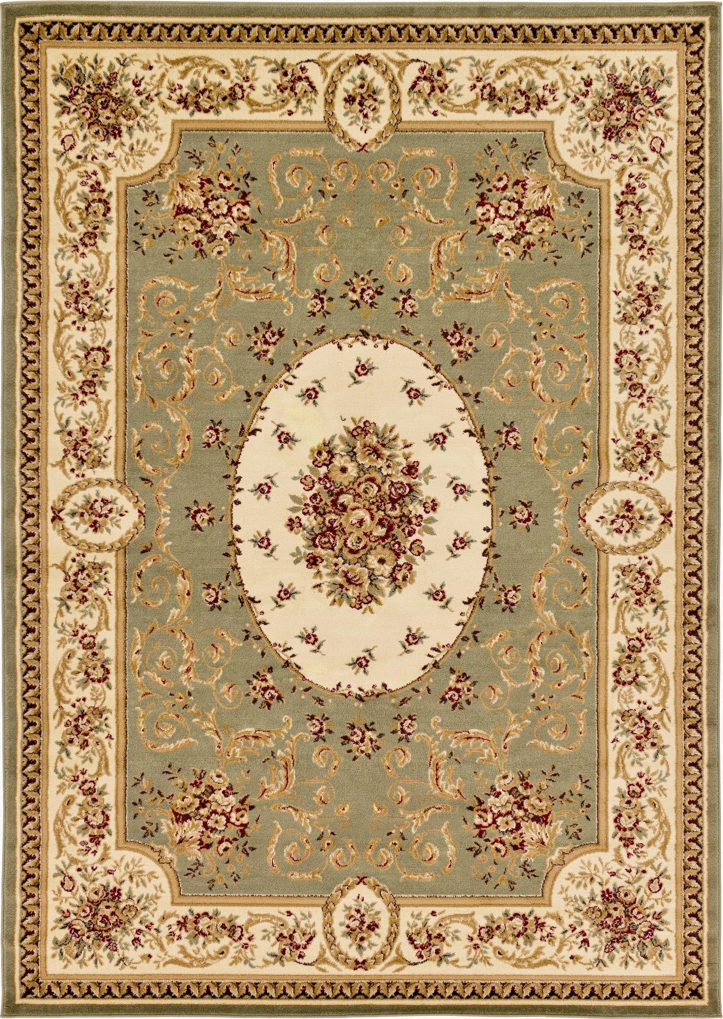 Primary image 7' x 10' Classic Aubusson Rug