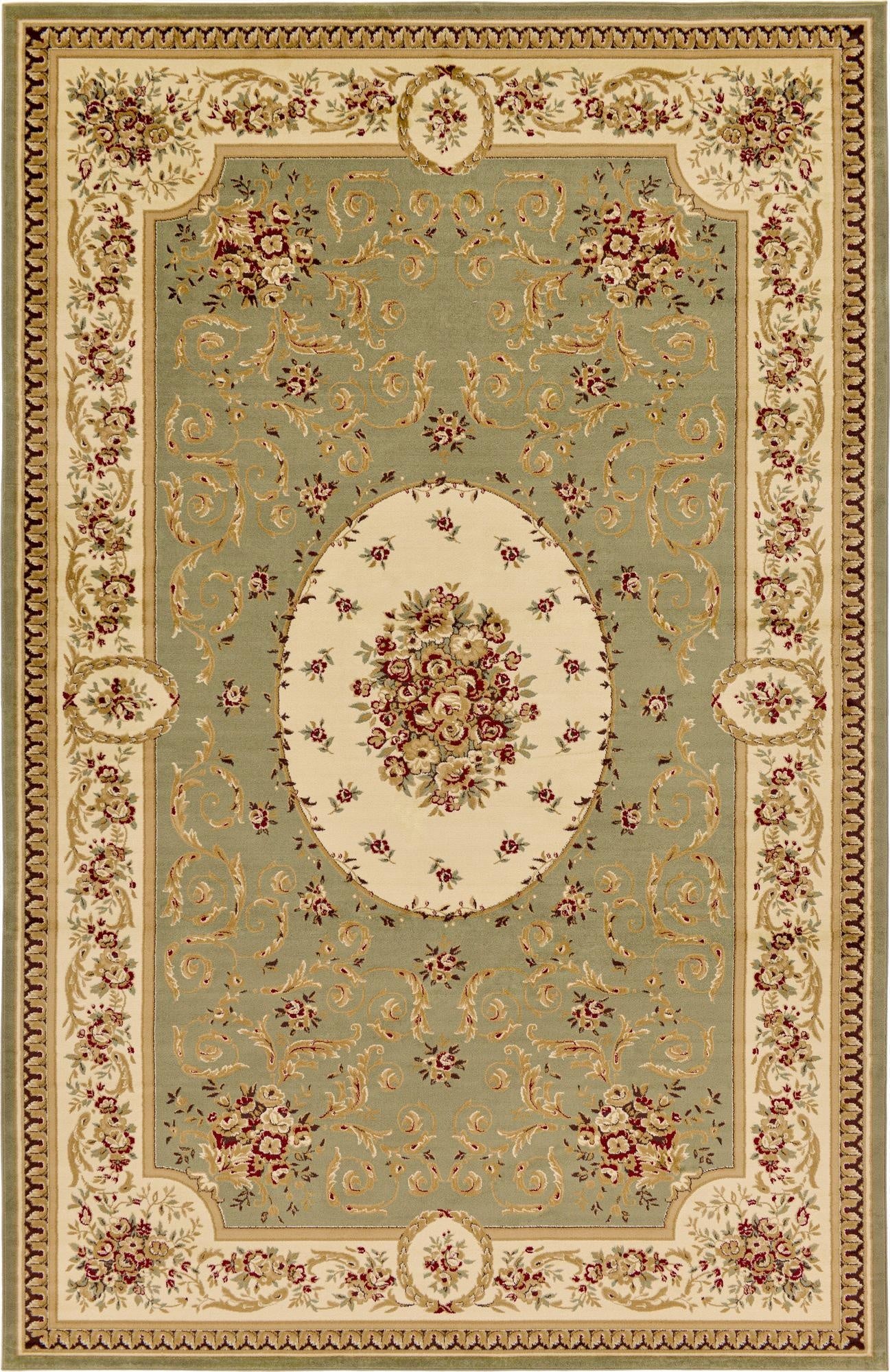 10' 6 x 16' 5 Classic Aubusson Rug