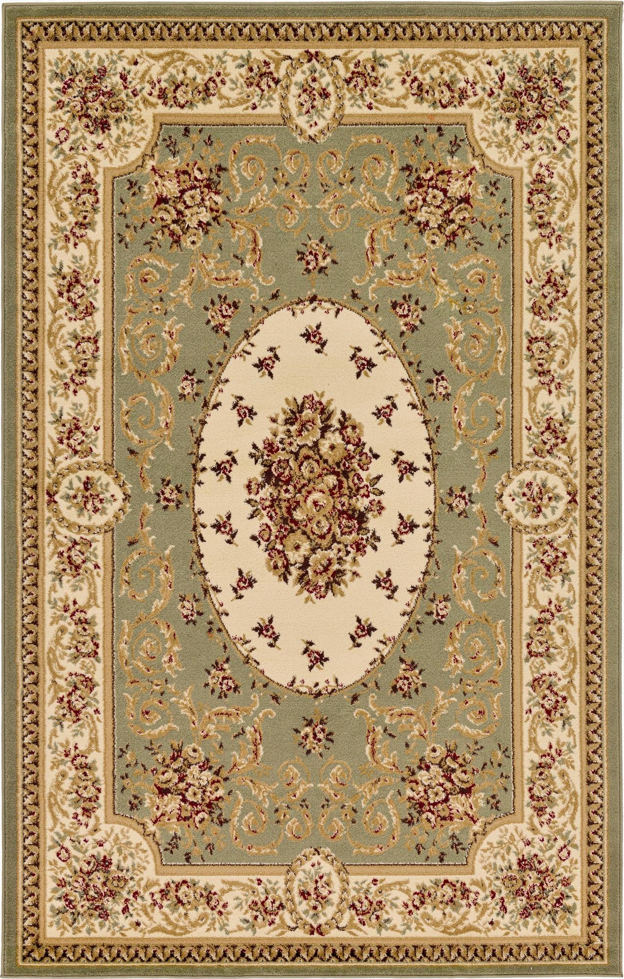 5' 3 x 8' Classic Aubusson Rug