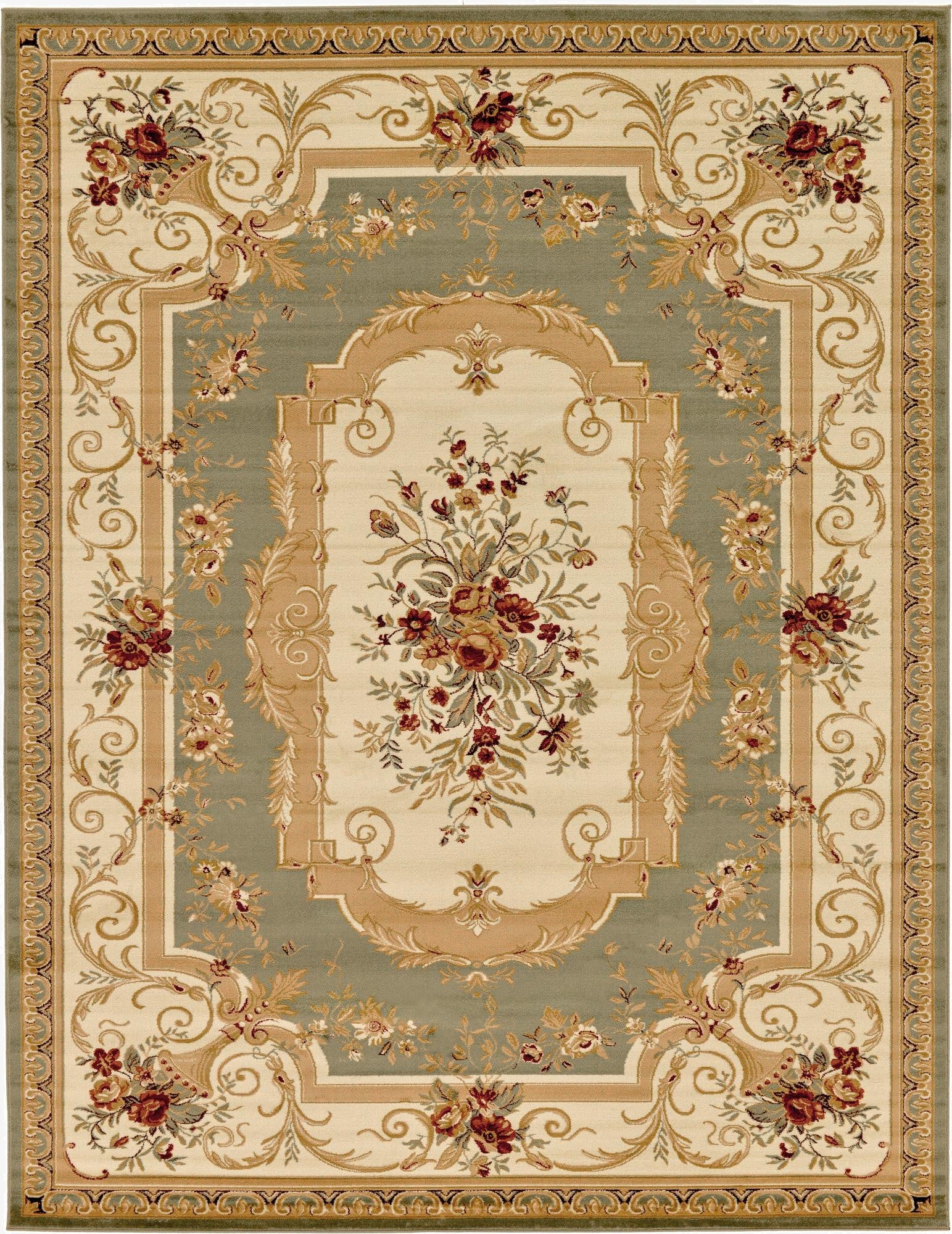 Primary image 10' x 13' Classic Aubusson Rug