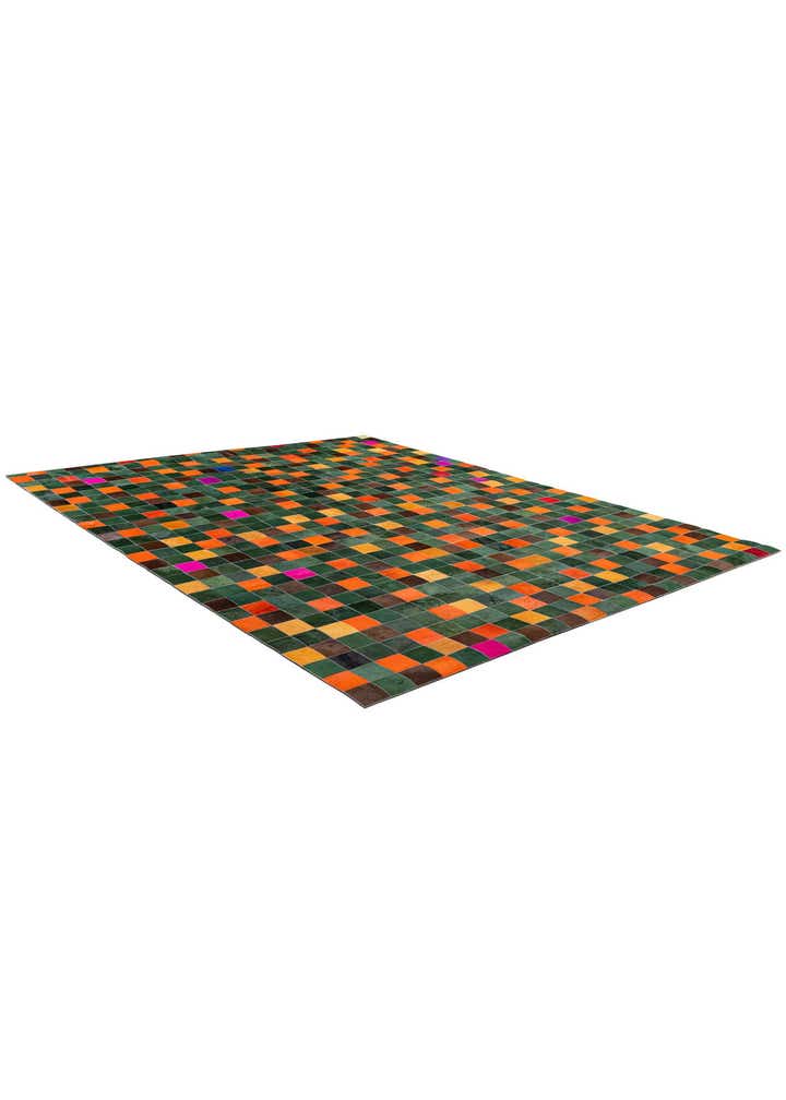7' 11 x 9' 9 Cowhide - Patchwork Rug
