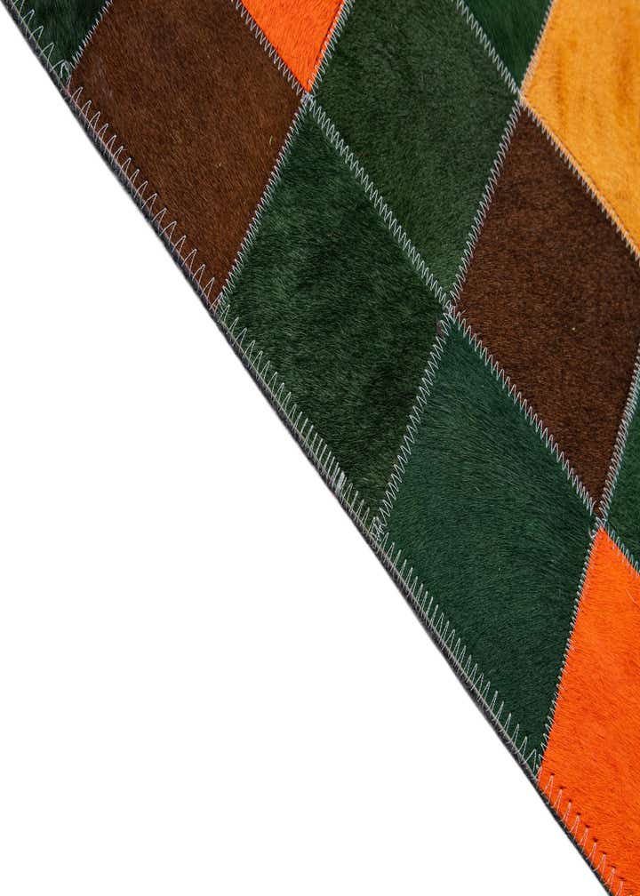 7' 11 x 9' 9 Cowhide - Patchwork Rug