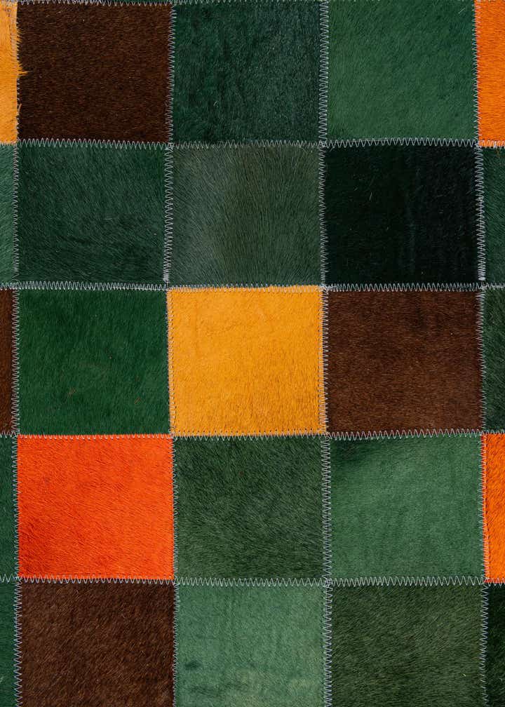 7' 11 x 9' 9 Cowhide - Patchwork Rug