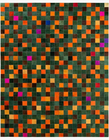 7' 11 x 9' 9 Cowhide - Patchwork Rug