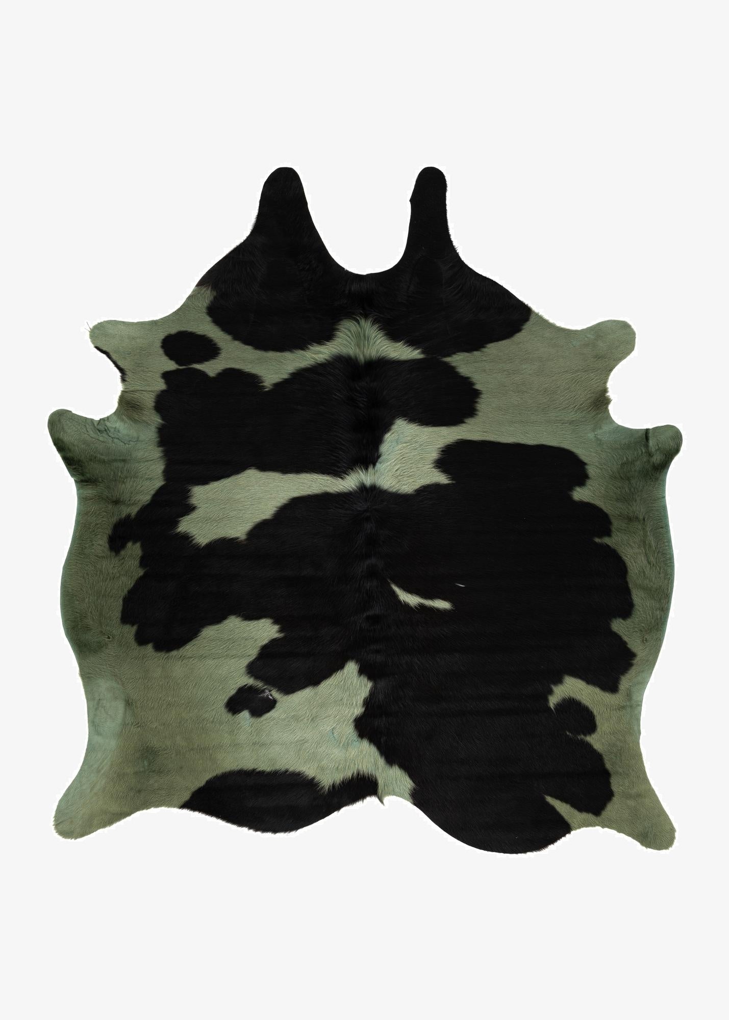 5' 4 x 6' Cowhide Leather Rug