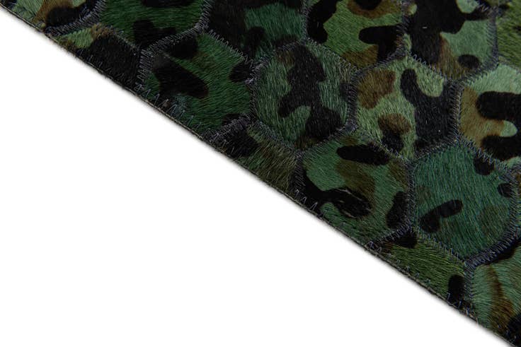 Detail image of 5' 1 x 7' 11 Cowhide Stocks Rug