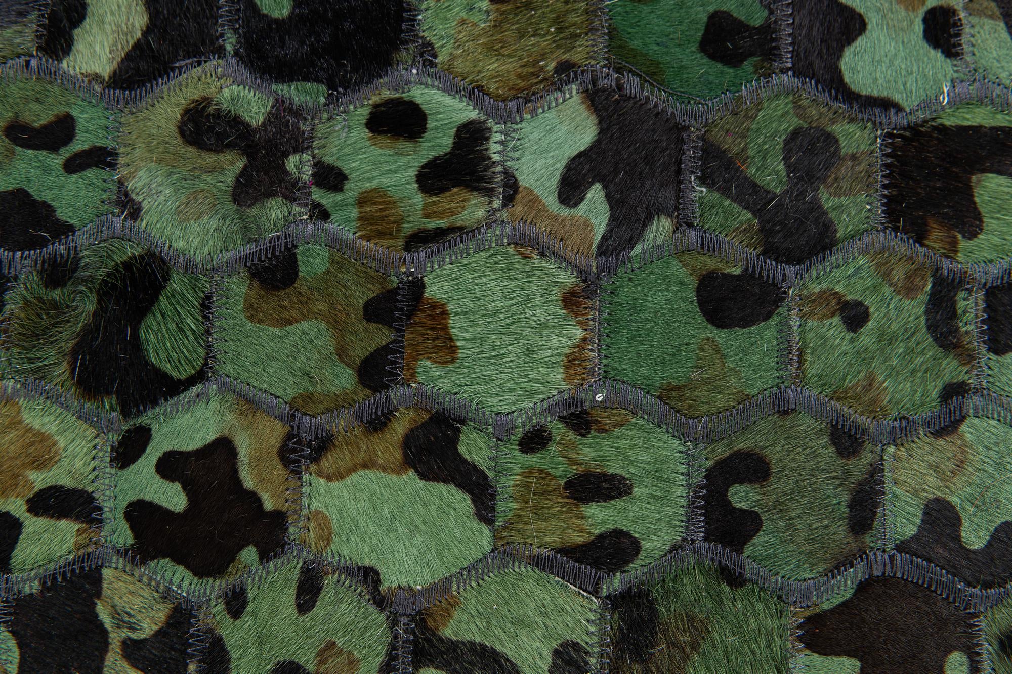 5' 1 x 7' 11 Cowhide Stocks Rug