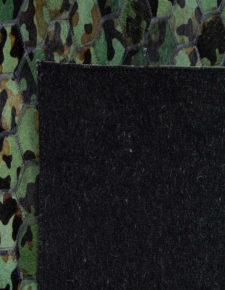 Detail image of 5' 1 x 7' 11 Cowhide Stocks Rug