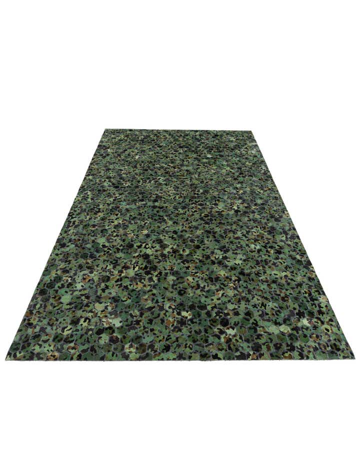 5' 1 x 8' Cowhide Stocks Rug