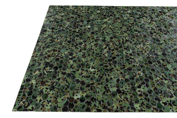 Detail image of 5' 1 x 8' Cowhide Stocks Rug