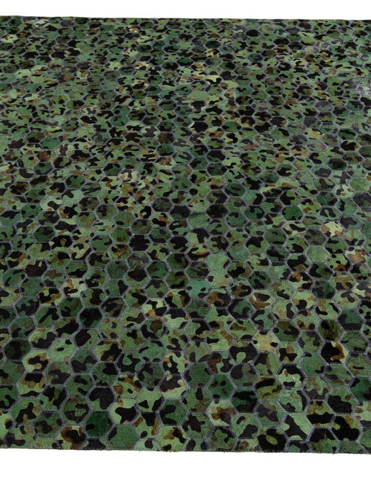 Detail image of 5' 1 x 8' Cowhide Stocks Rug