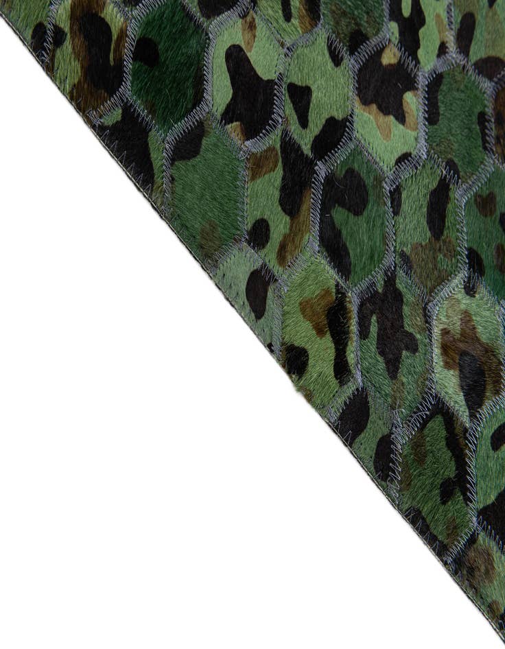 Detail image of 5' 1 x 8' Cowhide Stocks Rug