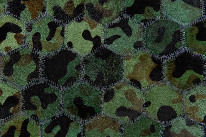 5' 1 x 8' Cowhide Stocks Rug