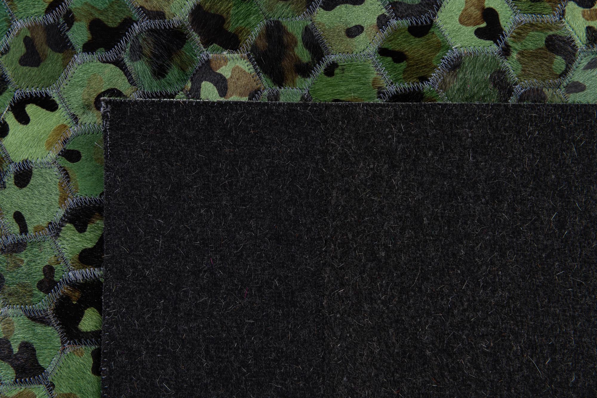 5' 1 x 8' Cowhide Stocks Rug
